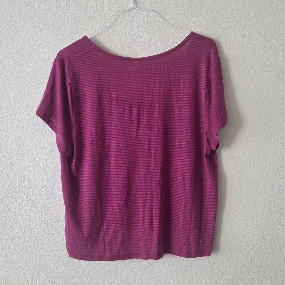 NWT Aeropostale Seriously Soft Aero Girl Tee Womens Size XXL Striped Sheer - Picture 5 of 10